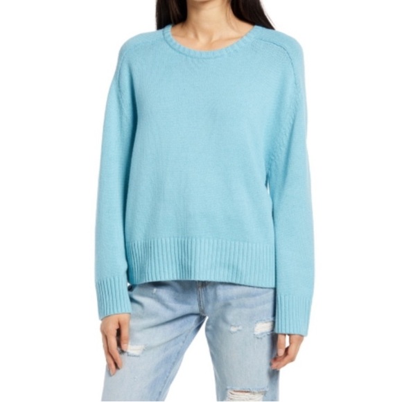 NWT Nordstrom Treasure & Bond Light Blue Crewneck Sweater Size Small - Picture 6 of 6